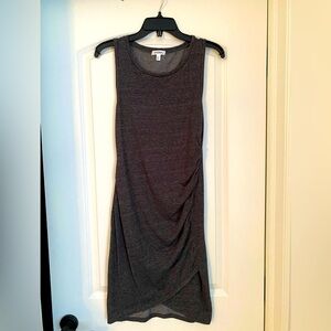 Tildon size small fitted heather grey dress